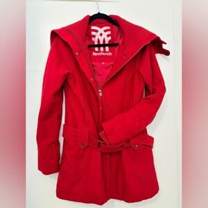 Y2K Vintage Fenchurch Women’s Red Belted Coat